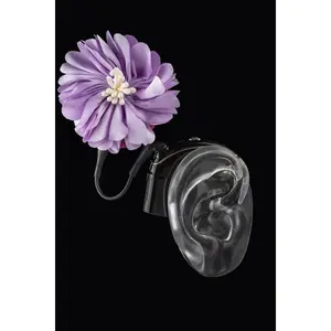 LILAC FLOWER Coil/Headpiece CI Leather Covers