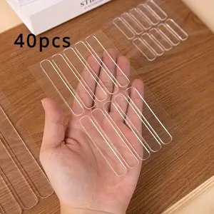 40pcs Clear Silicone Cabinet Door Bumpers - Self-Adhesive Rubber Stopper for Noise Reduction, Scratch Prevention & Cabinet Protection