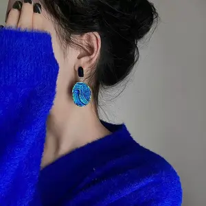 Blue Earrings Trendy Fashion Accessories for women girls ladies