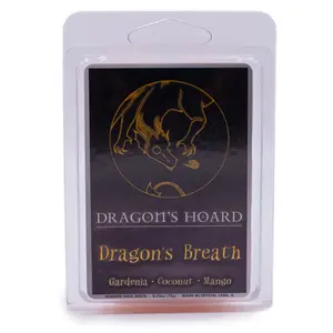 Dragon's Breath | Wax Melts | Gardenia, Coconut, and Mango Scented | Dragon's Hoard