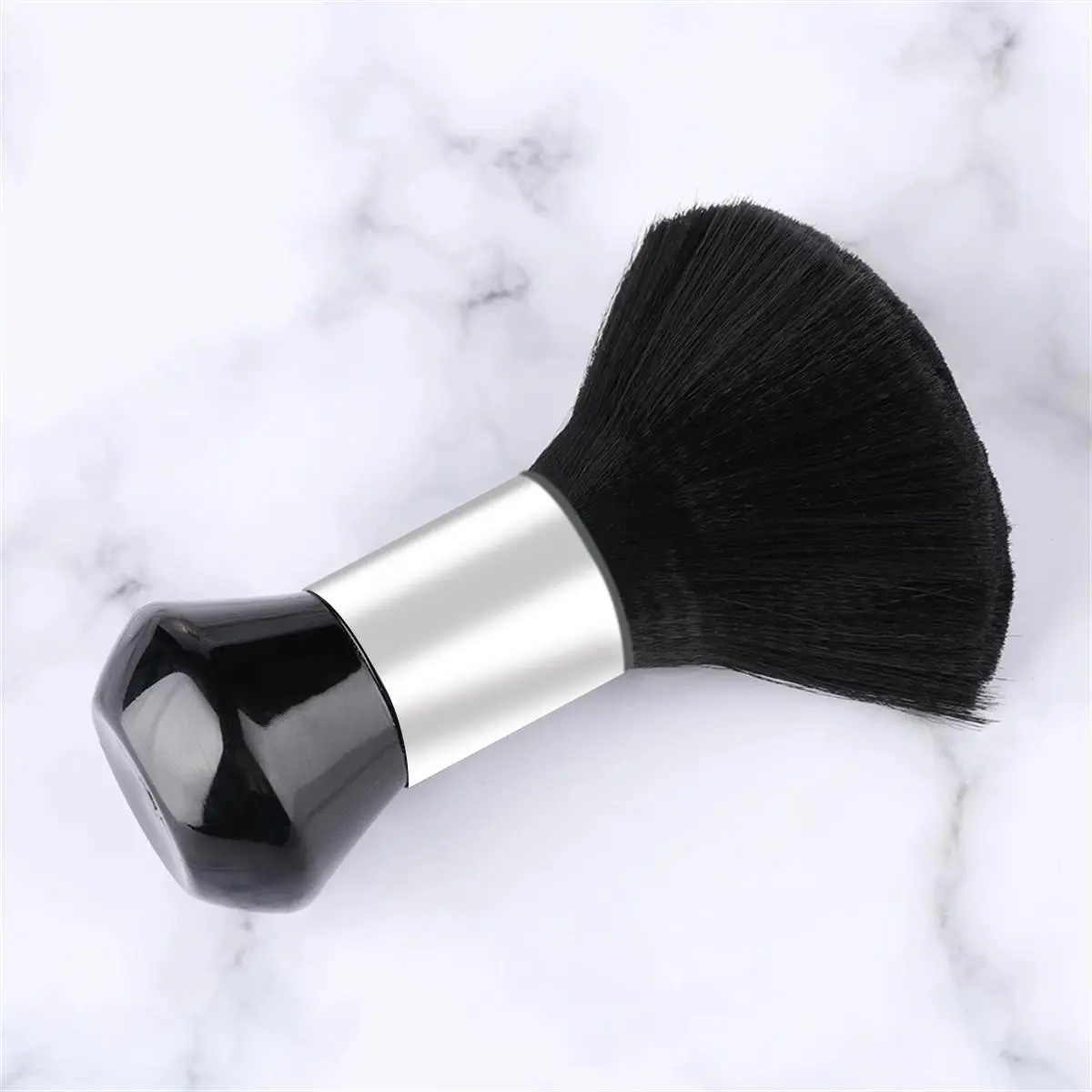 Black Cosmetic Hairdressing Sweeping Neck Hair Cleaning Duster Hair Cutting Brush for Barbershop Hair Cut Brush - Nylon Material Beauty Products