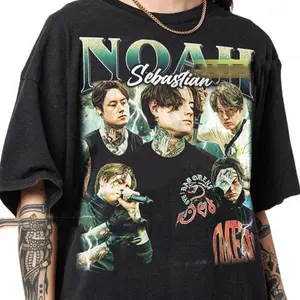 Vintage Noah Sebastian T-Shirt For Men And Women - Unisex Gift Shirt Cotton Menswear