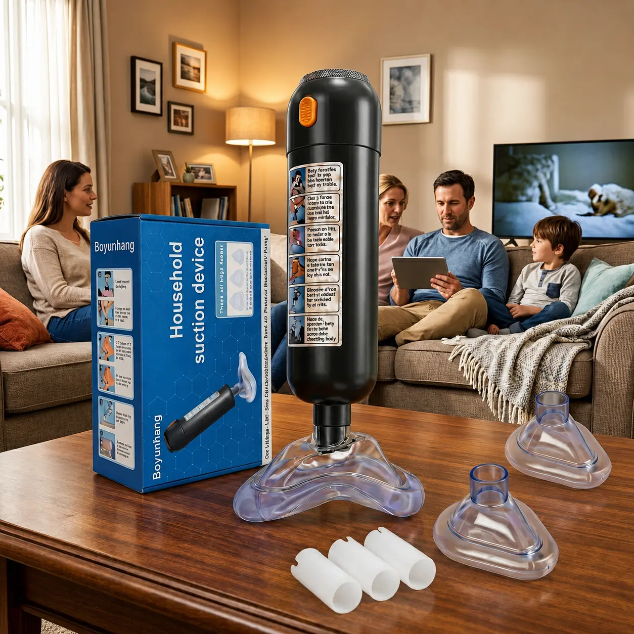 Emergency Home Safety Kit with Suction Pump – Family First Aid & Choking Rescue Solution, Compact & Portable Emergency Home Safety Kit with Suction Pump – Family First Aid & Choking Rescue Solution, Compact & Portable