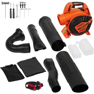【fathersdaygift】VEVOR Leaf Blower, 26CC 2-Cycle Handheld Leaf Blower with A Fuel Tank, 2-in-1 Blower 425CFM Air Volume 156MPH Speed, Ideal for Lawn Care, Leaf Cleaning, and Snow Removal