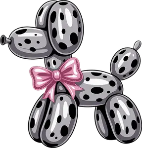DTF Transfer – IJ Balloon Dog Spots Multi Sizes