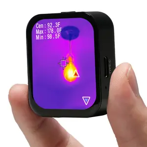 Thermal Imager, Infrared Hidden Camera Detector, Thermal Imaging Camera for Beginner Mini Thermal Imager for Home Inspection Energy Saving 80×60 IR Resolution Handheld