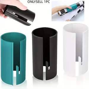 Portable Manual Christmas Round Cutter, Efficient Plastic Film & Gift Packaging Wrapping Slot Design, No Battery Needed, Durable Material, Cutting Tool, Home, Party