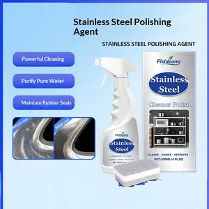 Stainless Steel Polishing Agent, Elevator Door Polish Shine Maintenance Cleaner Spray, Gentle Formula, Stainless Steel Utensils Care