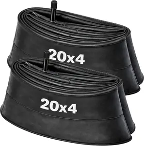 20 x 4 Inch E-Bike Fat Inner Tube Schrader Valve Heavy Duty Puncture Resistant Outstanding Airhold