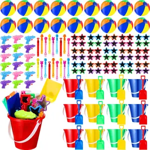 18/24/36 Pack End of Year Buckets Gifts Bulk, Student Summer Pool Party Favors with Cards, Various Sets with Different Accessories from Teacher for Kids Preschool Kindergarten Class Rewards Summer Birthday Graduation Party Supplies Holiday tik outdoorfun