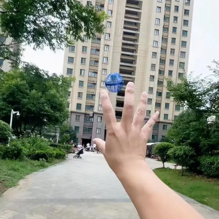 G45Flying Spinner Ball UFO Toy, Magic Hover Orb with Sensor Control, Hand Throw LED Boomerang Ball, Cool Tech Gift for Kids Boys Girls