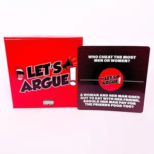 Trap Spelling Bee Let's Argue Card Game, Party Card Game, Family and Friend Gatherings, Social Interaction, Adult Debate, Debate Focused, Game Night Fun, Engaging Gameplay, Urban Gossip, Humorous Comedy