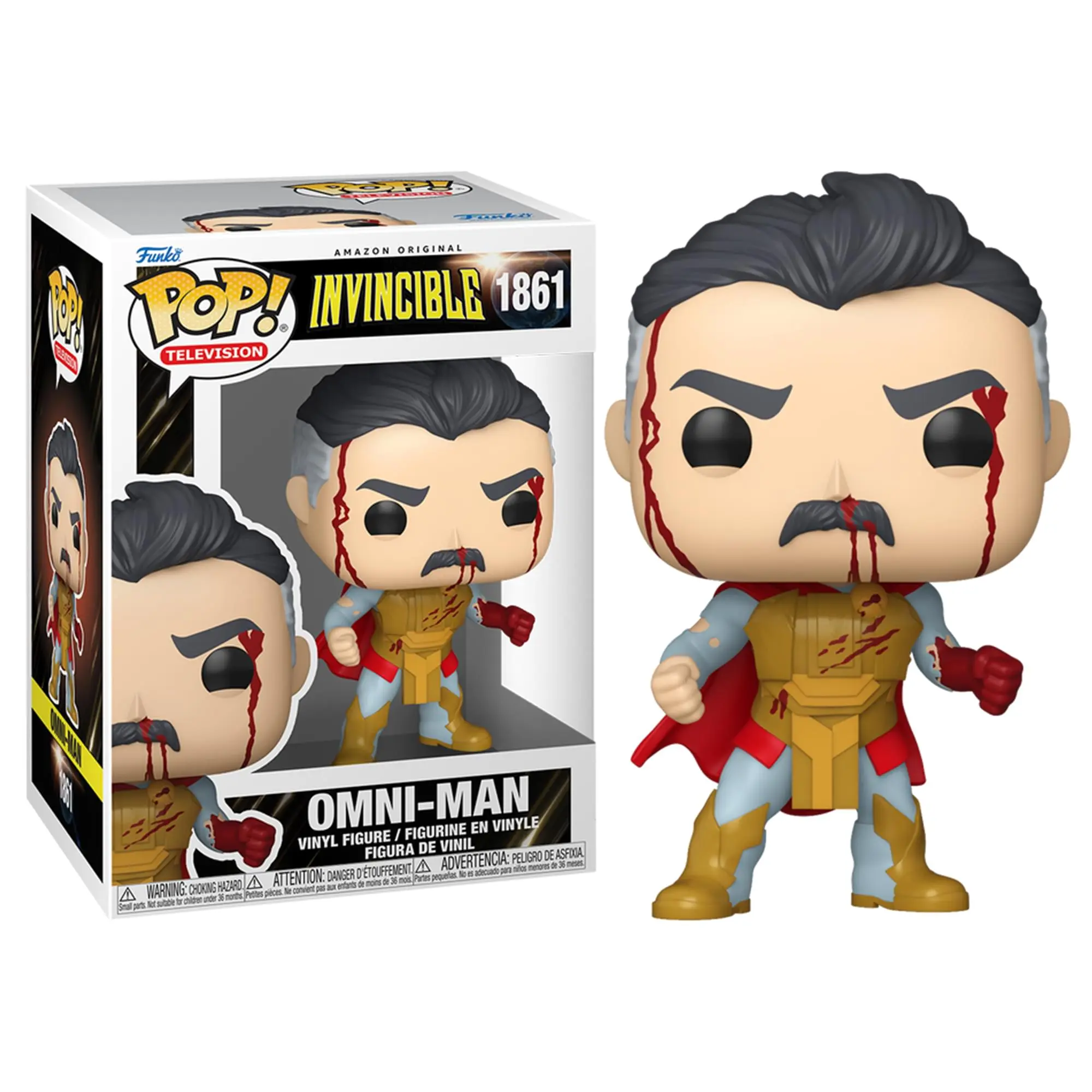 Funko POP Animation Omni-Man Vinyl Bobblehead, Unisex Collectible for Toy Collector Lifestyle