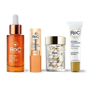 [RoC Skincare] Glow + Smooth AM & PM Set