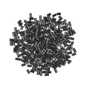 500 count 3.4 mm  Rings Links Beads Non- Copper Tubes Microlink Beads for Hair Extensions (Black)