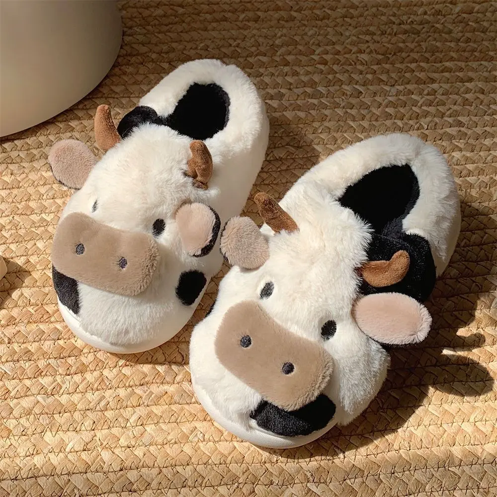 Cozy Cow Design Cotton Clogs, Unisex Slip On Slippers with a Soft Feel for Indoor and Outdoor Use, Casual, Clog Slides, Cute, Shoe, Footwear, Women, Indoor/Outdoor, Flat Sole Girl Flipflop, All-Day Comfy