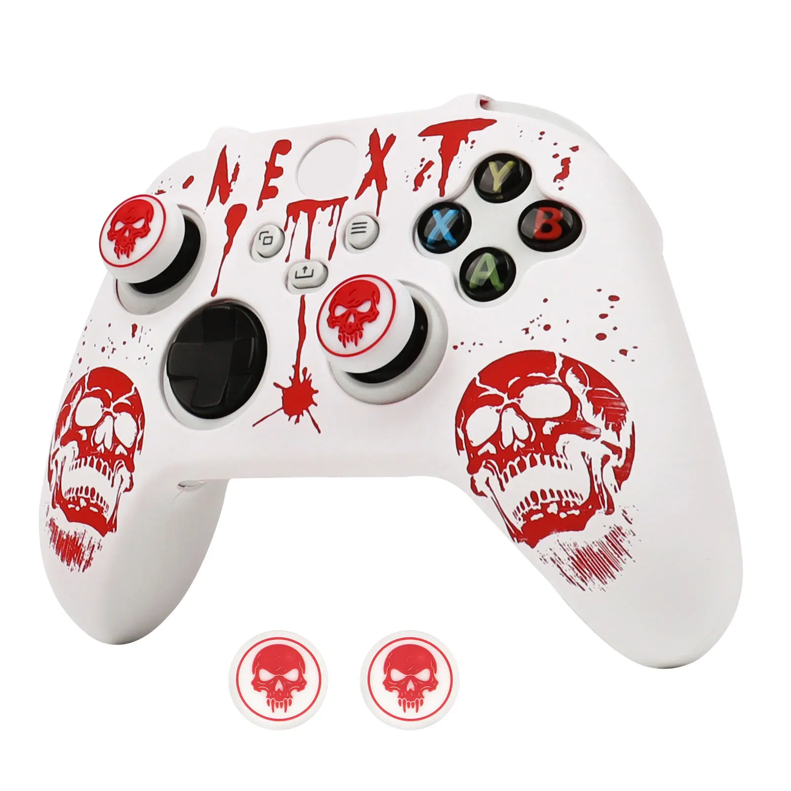 For Xbox Series X Gamepad Skin Laser Engraved Silicone Cover Perfect Fit for Xbox Series S Controller Case Joystick Accessories, for Controller Grip Console Accessories Controller Design Gamers Accessories Console Gaming Items