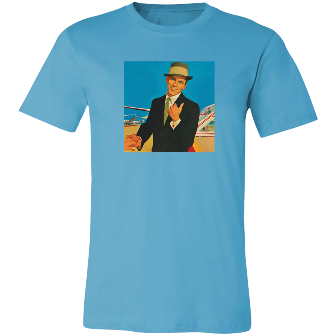 Frank Sinatra COME FLY WITH ME by George Bartell (1961) Unisex Jersey Short-Sleeve T-Shirt
