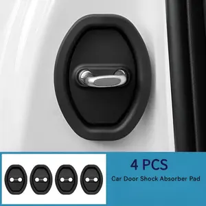 4 Pack Car Silicone Door Lock Protectors, Car Door Lock Guards, Car Accessories, Door Lock Protectors