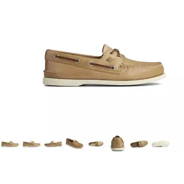 Sperry Top-Sider A-O Authentic Original 2 Eye Oatmeal Boat Shoe Men's sizes 7-16