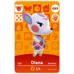 Diana - Villager NFC Card for Animal Crossing New Horizons Amiibo