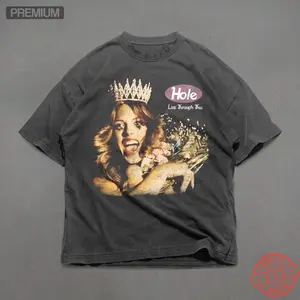 Hole Live Through this T-shirt, Comfort Colors Shirt, Oversized band tee, 90s band tees, Band tshirts, Goth shirts, 90s Retro graphic tee