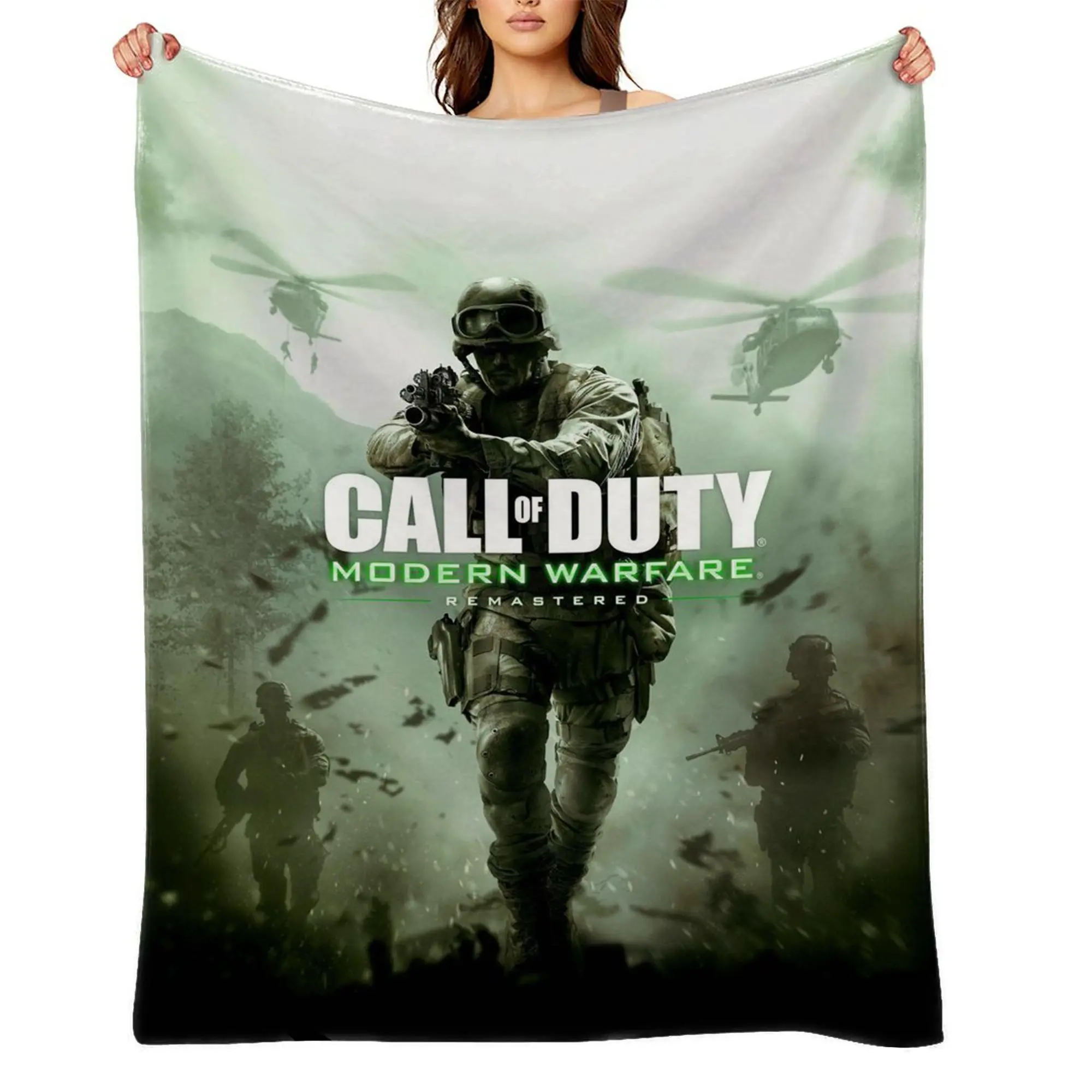 Call of Duty Ultra Soft Flannel Fleece Blanket | Cozy Lightweight Throw Blanket for Couch, Sofa, Bed & Travel a-176