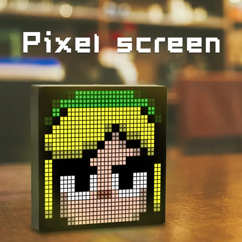 Max 32x32 LED Pixel Display App-Controlled Programmable Display for Home Decor Business Advertising Gaming Room & Social Media Fans Customizable Digital Picture Frame ABS Material