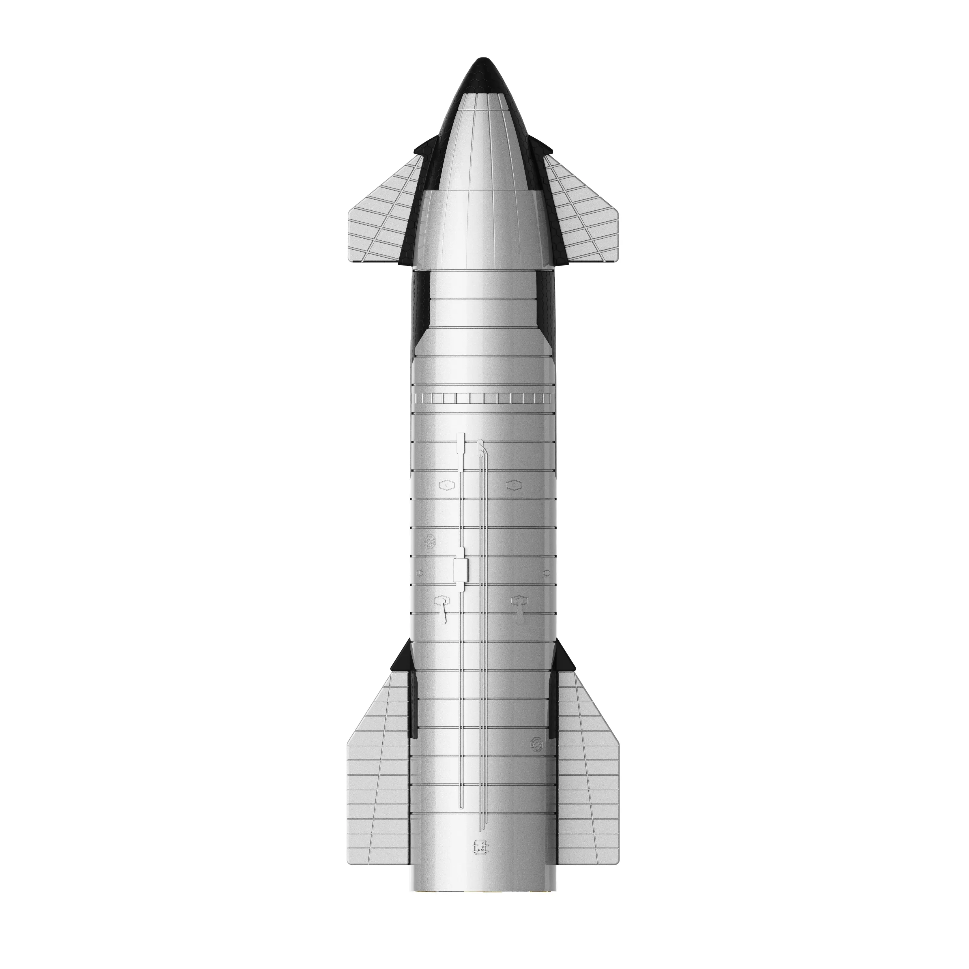 Authentic Space Rocket Truck Metal Model - Realistic Proportions, Precise Details, PVC-Free Durable Heavy Model, Desktop Ornament, Room Decoration, Aerospace Collectible for 12+ Years, Birthday Gift Ideas