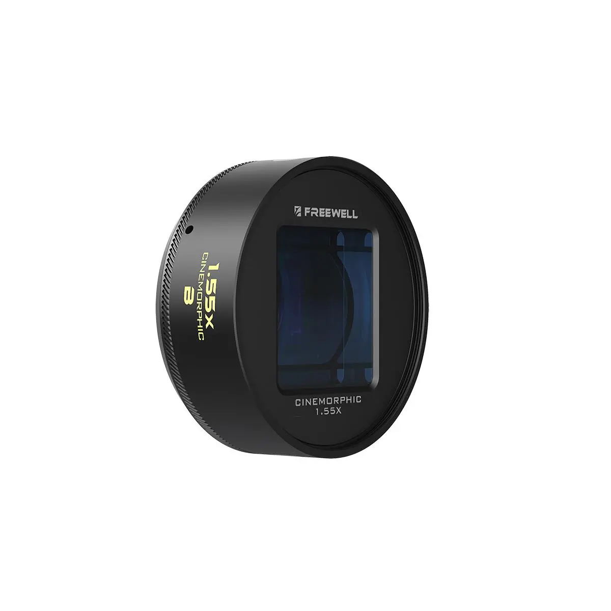 Freewell 1.55x Blue Anamorphic Lens - Smooth Optics, Mobile-Cam Mount Compatible, Supports Cinema Ratio for Phones & Cameras