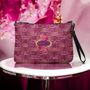 Mulberry Plum Crossbody Bag by iMMAnuel Creations - Chic, Stylish & Versatile