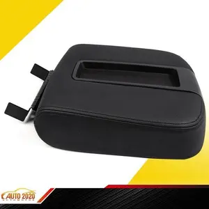 Front Center Console Lid Kit Armrest Cover Fit For 07-14 Silverado/Sierra 1500 Upgraded Version