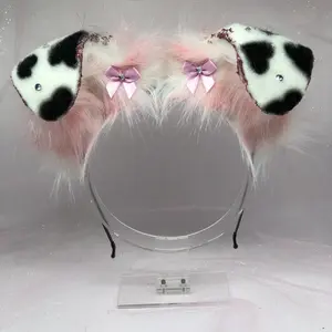 Pink Glam Dalmatian  Ear Headband ears Halloween costume