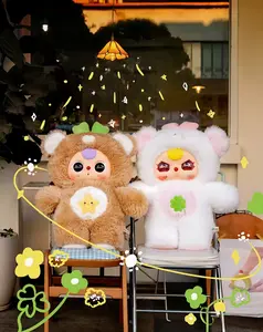 QIQI-Bear Cub series Mystery Boxes Bag Pendant Bunny Plush Dolls Soft Collectibles