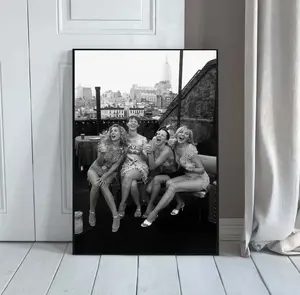 Sex and The City The Girls Poster(Note: Frame shown for display only) Room Decoration Unframed Art Print Gifts wall decor wall art posters