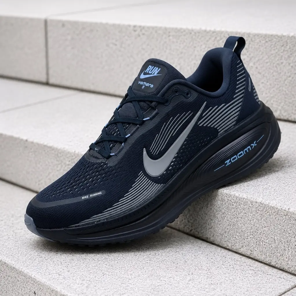 Nike Vomero 18 Thunder Blue Cool Grey Obsidian HM6803-405 Men's Fashion Sneaker New