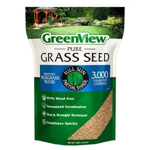 3 lbs. Pure Grass Kentucky Bluegrass Blend - Covers up to 3,000 sq. ft.