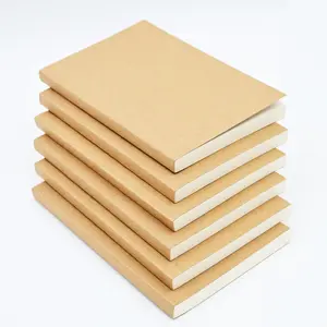 A5 Thick Leather Paper Notebook, 128 Pages/256 Sheets, Grid Lined Blank, Sketch Diary Office Use, Durable Drawing Notebook, Durable High Quality