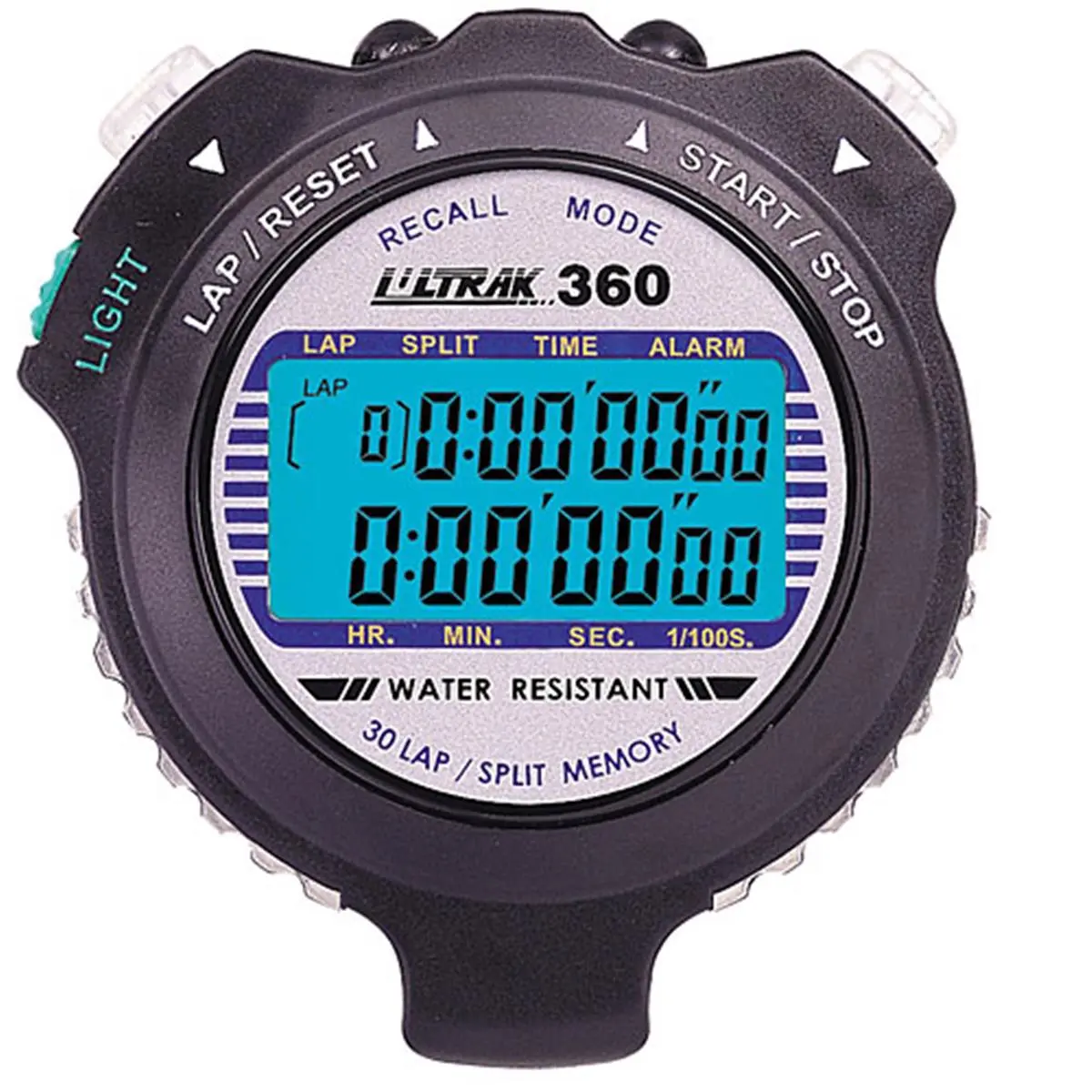 Sport Supply Group Ultrak 360 Stopwatch, Coaches' & Referees' Timer Clock for Outdoor Activities, Adjustable Timer
