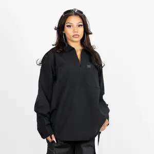 FB County Long Sleeve Checker Zip Shirt - Big & Tall Sizes