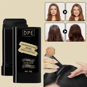 20g quick hair dye stick - root touch up, permanent coverage, long-lasting effect, portable applicator brush design, touch up the color at home