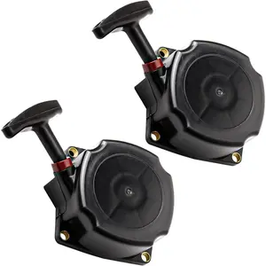 63022 Pull Start Starter  - Replacement Pull Starter  for 52cc 2HP Harbor Freight  Earth Auger Quake MC43 (Pack 2)