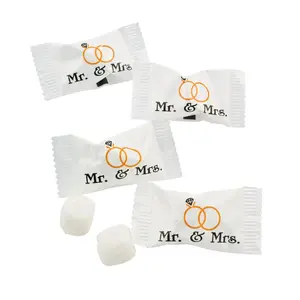 14 oz. Mr. & Mrs. Wedding Classic White Buttermints - 108 Pc.
