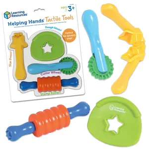 Learning Resources Helping Hands Tactile Tools – Dough & Clay Fine Motor Skill Builders for Kids, Develops Hand Strength, Dexterity, and Sensory Awareness, Ages 3+, Ideal for Sensory Play, Therapy, Home, and Classroom