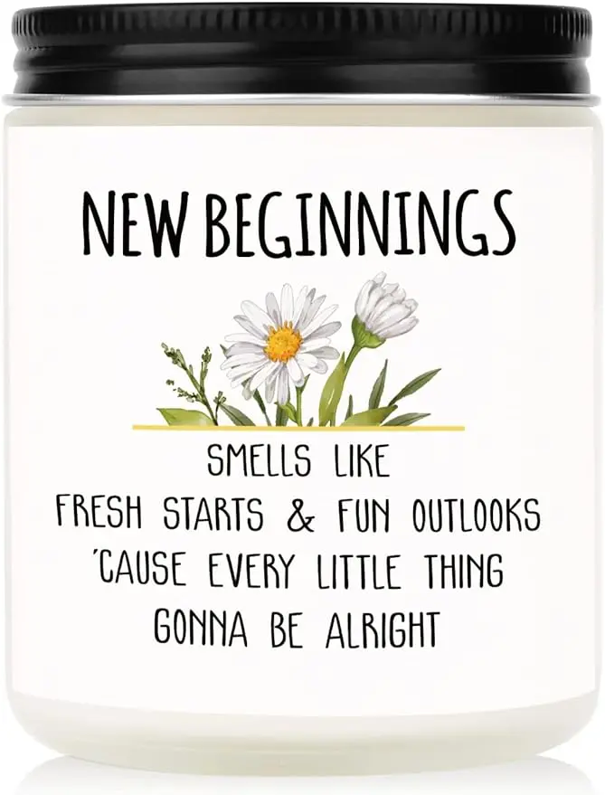 Scented Candles - Divorce Gifts for Women, New Job/Break Up/Congratulations/Farewell Gifts for Friends Coworker Bestie Sister - Soy Wax Candle