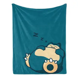 Cute Cartoon Flannel Throw Blanket - Soft, Warm, Comfortable Multi-Functional Bedding for Bedroom, Sofa, Gifting to Loved Ones, Home Decor Blankets for Bedroom, Throw Blankets