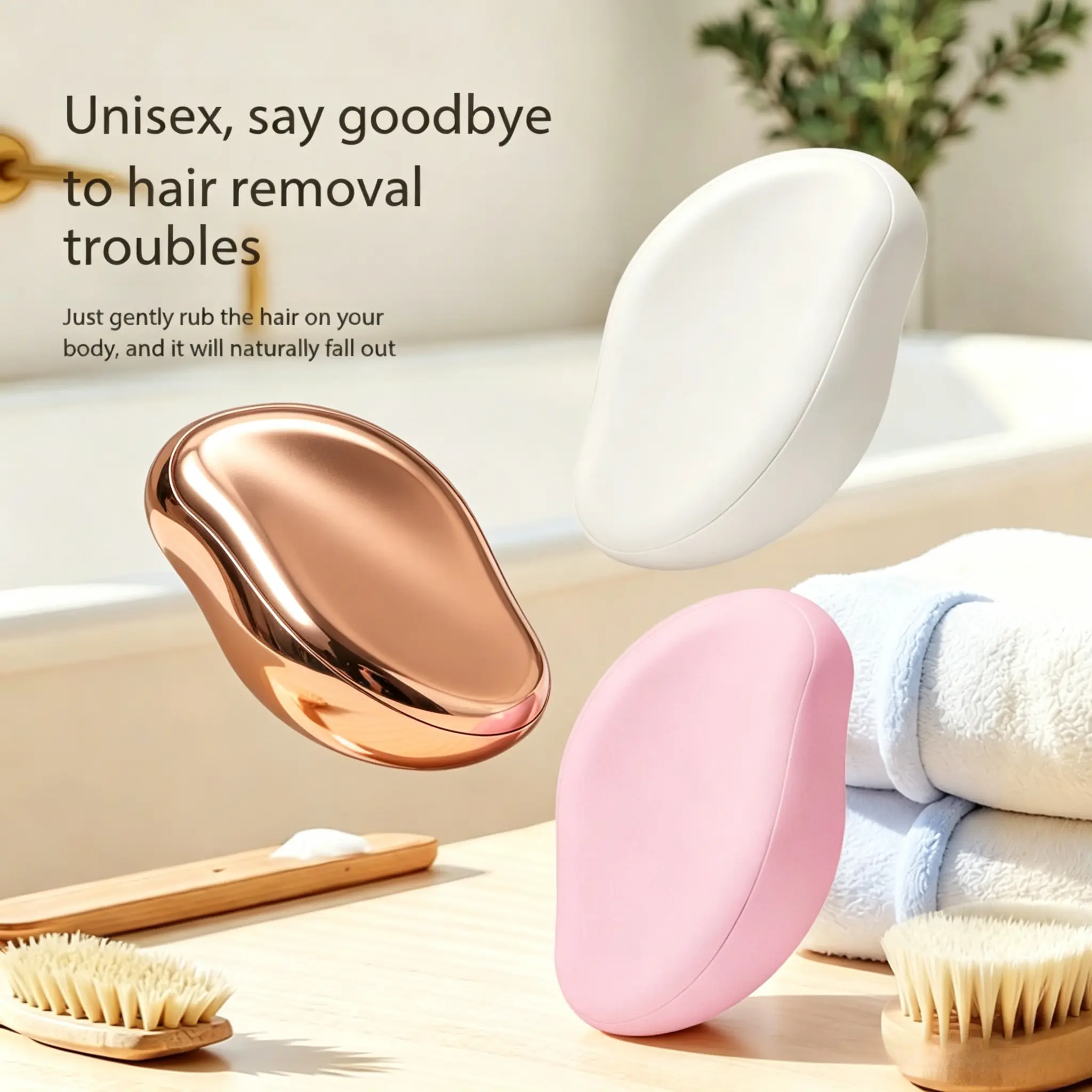 Nano-Glass Hair Removal Device: Cutting-Edge Technology, Exfoliating Wonder-Home-Use Shaver and Hair Remover for Men and Women