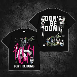 [AT] Rocky - Don't Be Dumb 2026 V2 Merch For Asap Mob Fans High-quality Cotton T-Shirt, Rakim Mayers Fan Shirt Hip-Hop Shirt, Don't Be Dumb Tour Merch, Gift For Flacko Rap Fan Graphic Tee.