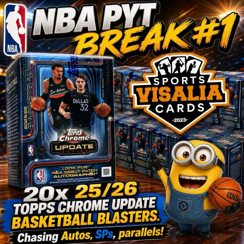 PYT NBA Break #1 - 25/26 Topps Chrome Update Basketball Blasters