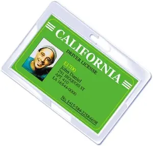 Royal Sovereign Heat Sealed Laminating Pouches, 5 Mil, Wallet/Military ID Size 3.9" x 2.6" x 0.8" Inches, Punched, No Clips, Clear Gloss (100 Pack) (RF05MILP0100)